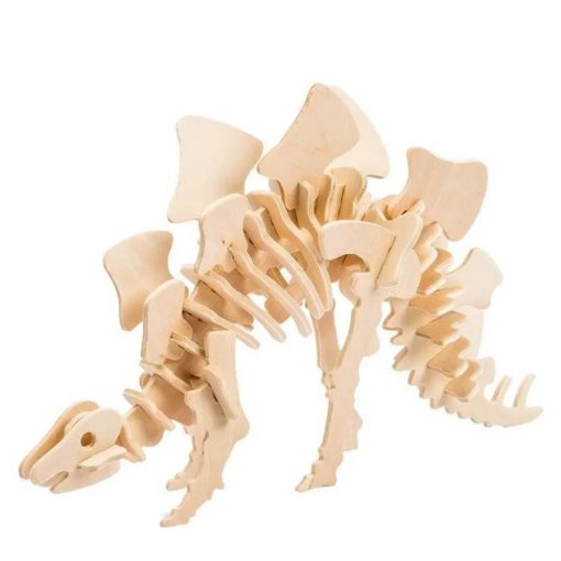 Stegosaurus - Dinosaurier-Skelett aus Holz