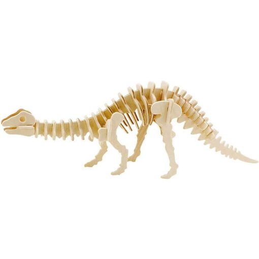 Brontosaurus - Dinosaurier-Skelett aus Holz