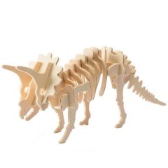 Triceratops - Dinosaurier-Skelett aus Holz