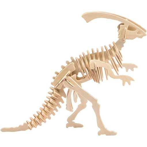 Parasaurolophus – Dinosaurier-Skelett aus Holz