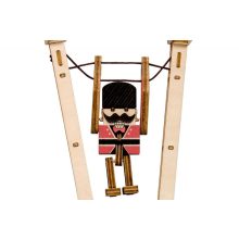 Springender Soldat - 3D-Holzpuzzle
