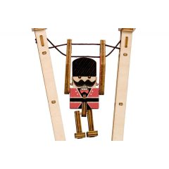 Springender Soldat - 3D-Holzpuzzle