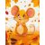 Lächelnde Maus - Malen-nach-Zahlen-Set auf Keilrahmen 30x40