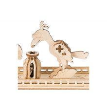 Krähen und der Krug - 3D-Holzpuzzle