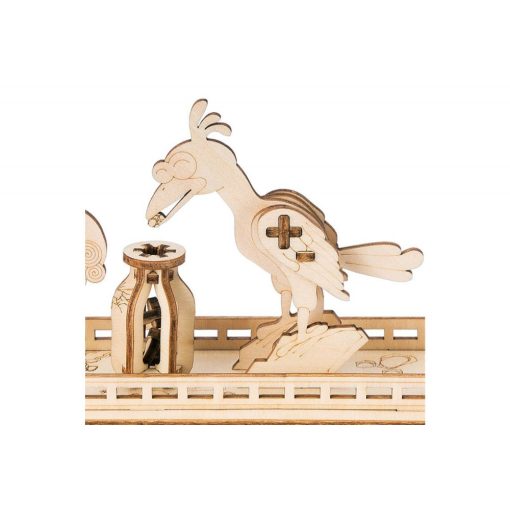 Krähen und der Krug - 3D-Holzpuzzle