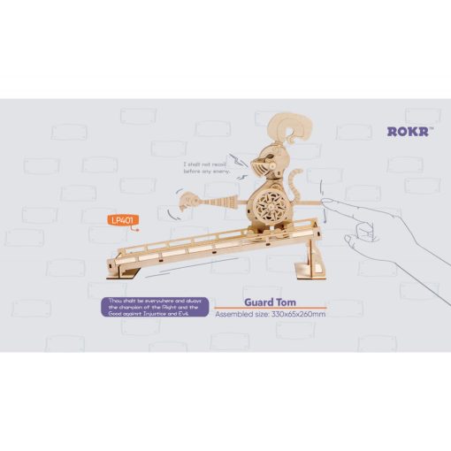 Ritterkatze - 3D-Holzpuzzle