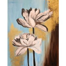 Virágok 3 darabos - Otthoni-online élményfestő készlet