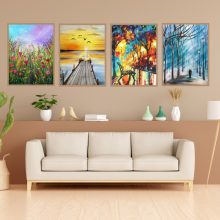 Négy évszak 4 db-os - Otthoni-online élményfestő készlet