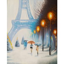 Párizs télen-nyáron 2 db-os - Otthoni-online élményfestő készlet