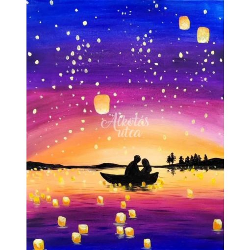 Lámpások 2 db-os - Otthoni-online élményfestő készlet