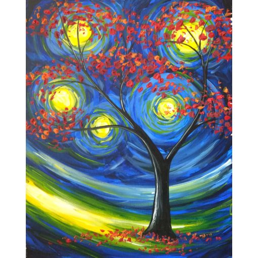 Az élet fája 3D festmény - Otthoni-online élményfestő készlet