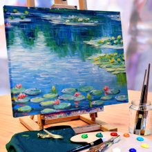 Vízililiomok - Otthoni-online élményfestő készlet