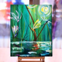 Szitakötők - Otthoni-online élményfestő készlet