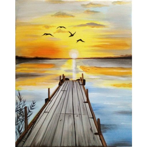 Balatoni nyár - Otthoni-online élményfestő készlet