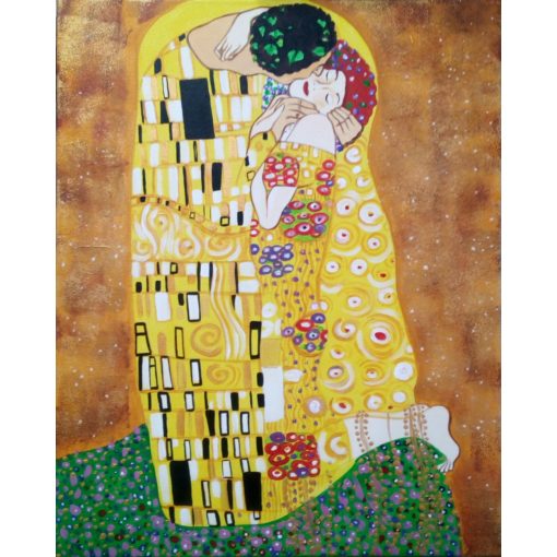 A csók - Otthoni-online élményfestő készlet