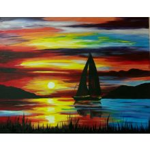 Vitorlás - Otthoni-online élményfestő készlet