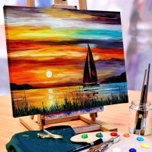 Vitorlás - Otthoni-online élményfestő készlet