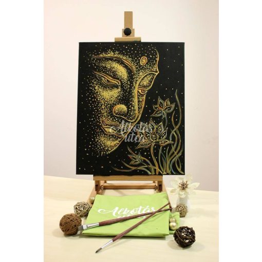 Arany buddha - Otthoni-online élményfestő készlet