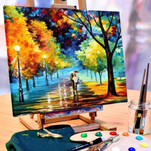 Séta a parkban - Otthoni-online élményfestő készlet