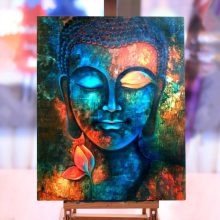 Buddha mosolya - Otthoni-online élményfestő készlet