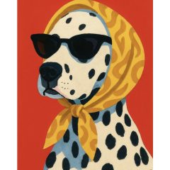 Kendős dalmata - Otthoni-online élményfestő készlet